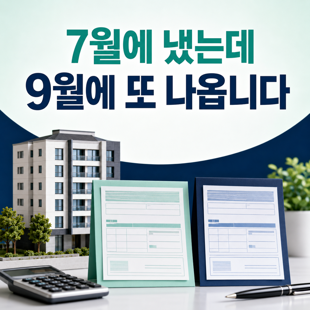 2026년 9월 재산세 납부기간 7월과 9월 주택 재산세 차이
