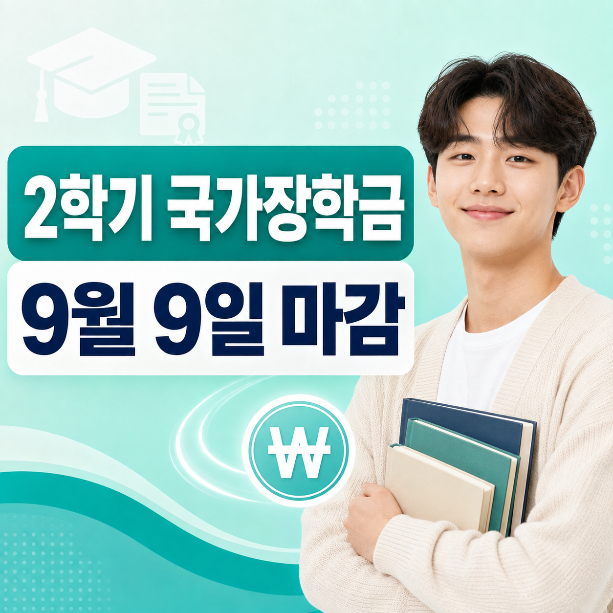 2026 국가장학금 2학기 2차 신청 9월 9일 마감 안내