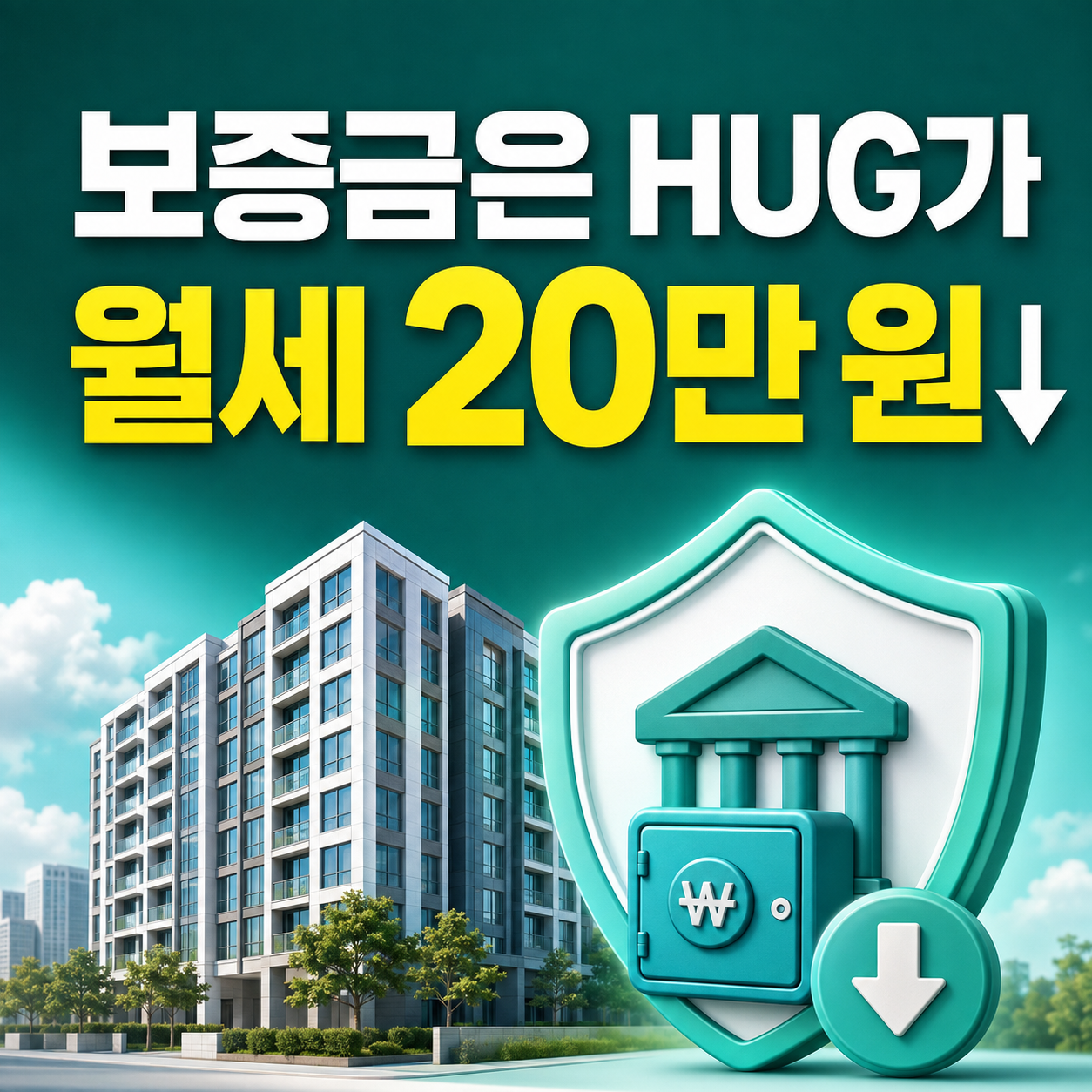 전월세 안심신탁사업 월세 절감