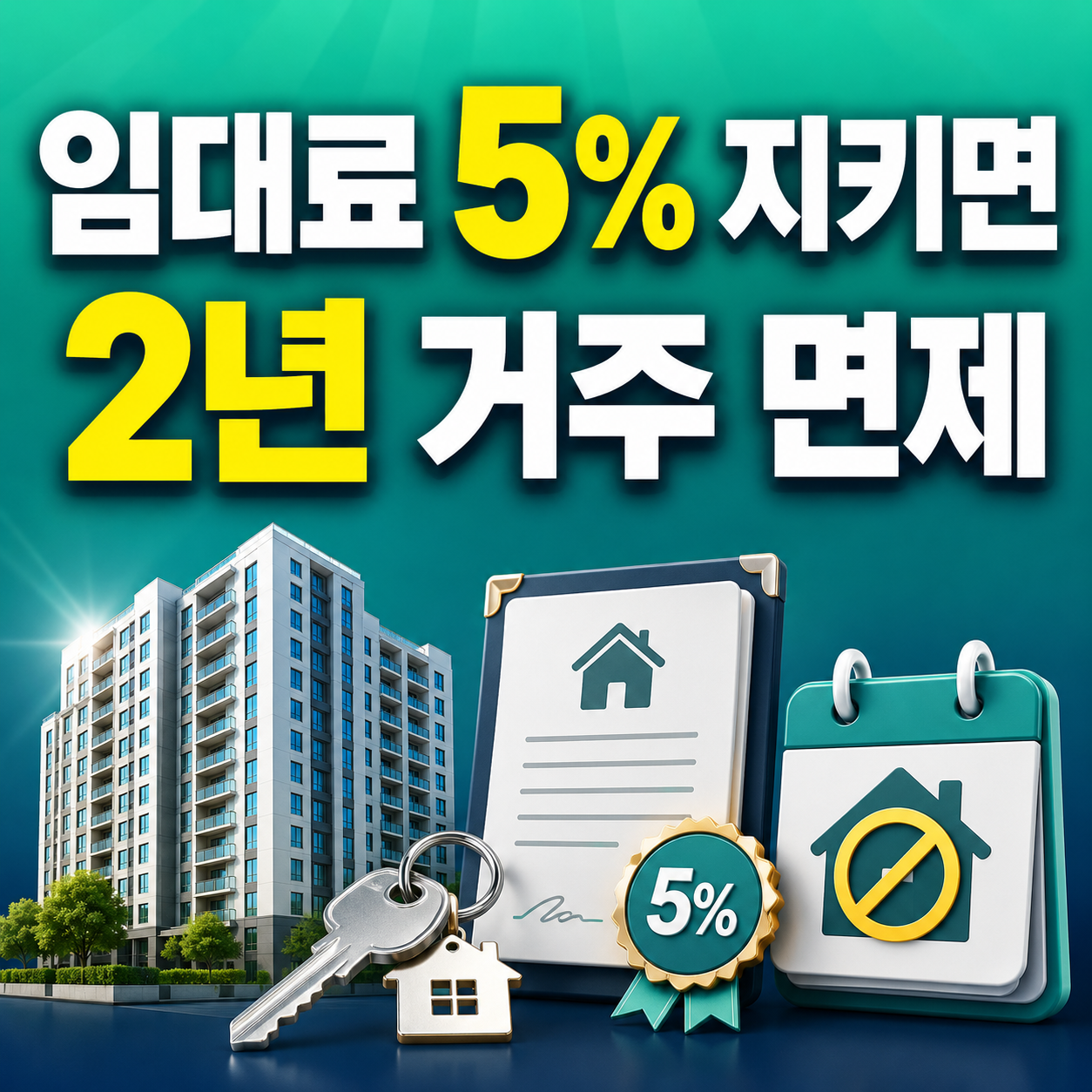 상생임대인 임대료 5%와 거주요건 면제