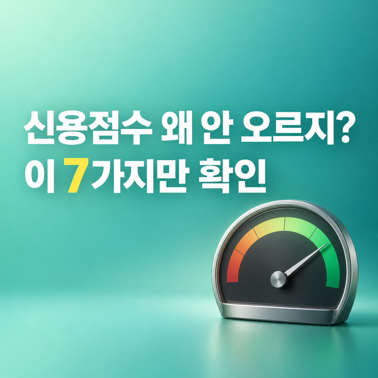 신용점수 올리는 법 2026 KCB NICE 차이와 점수 관리 7가지