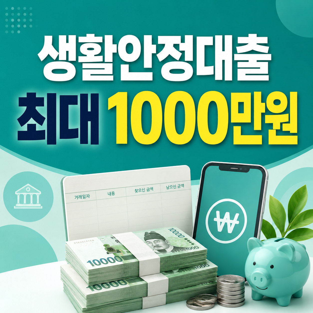 2026 중금리 생활안정대출 저신용자 최대 1000만원 금리 5.9~15.27%