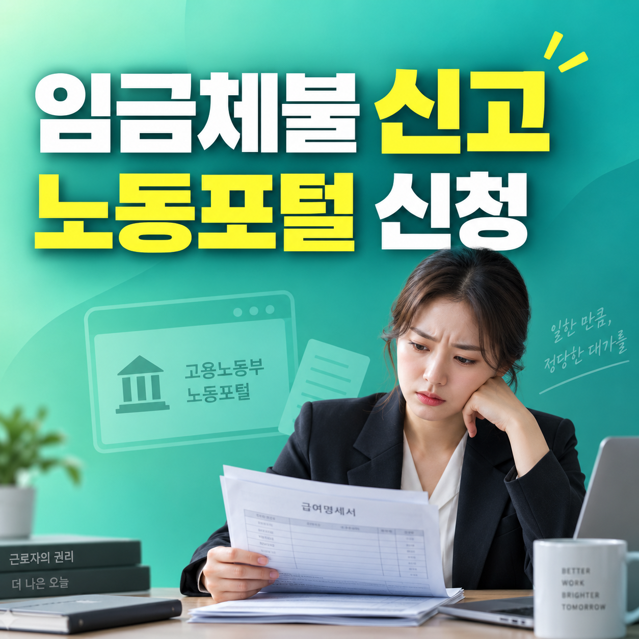 임금체불 신고방법 2026 노동포털 진정 신청과 대지급금