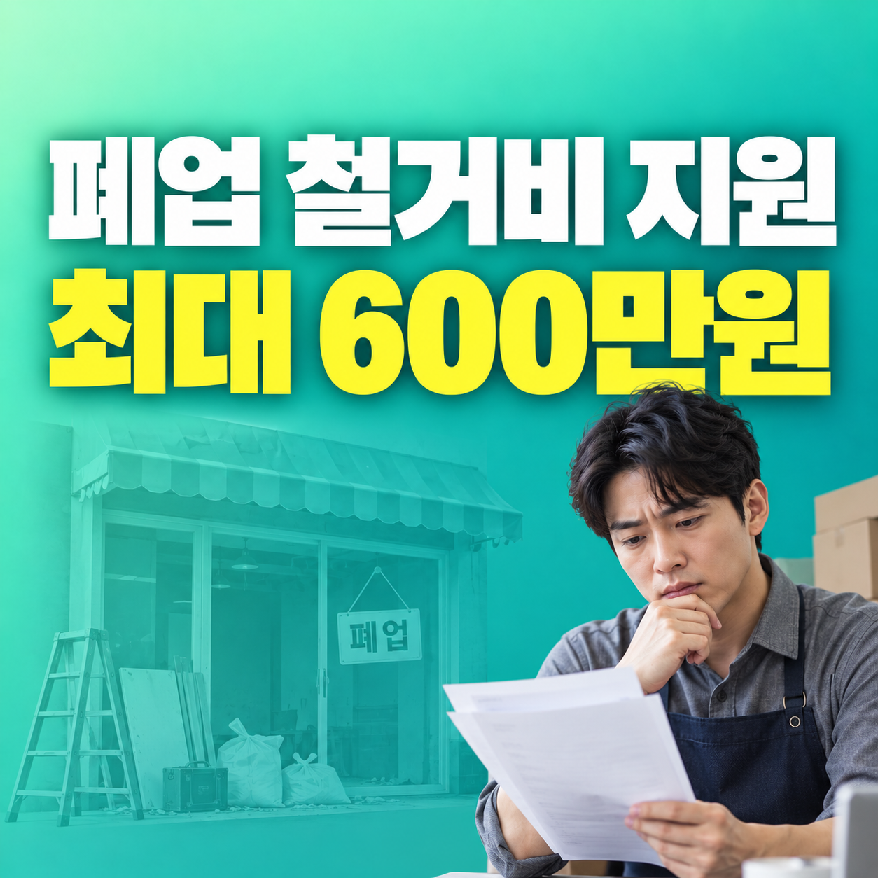 희망리턴패키지 점포철거비 2026 최대 600만원 신청방법