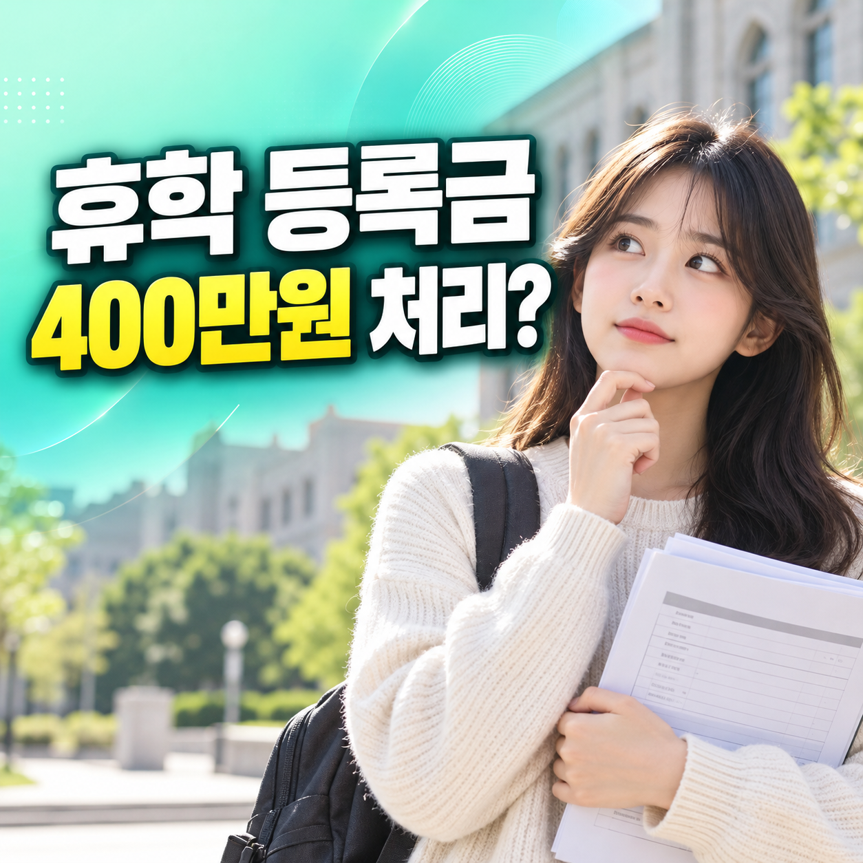 대학 휴학 등록금 400만원 환불과 이월 군휴학 일반휴학 복학 시 처리방법