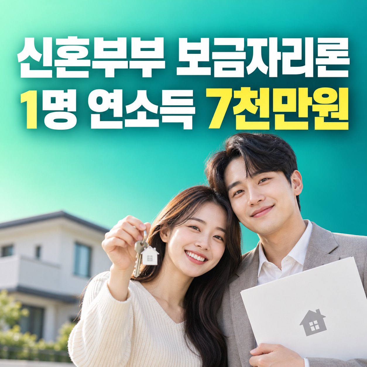 2026 신혼부부 보금자리론 소득기준 완화 부부 중 1인 연소득 7000만원