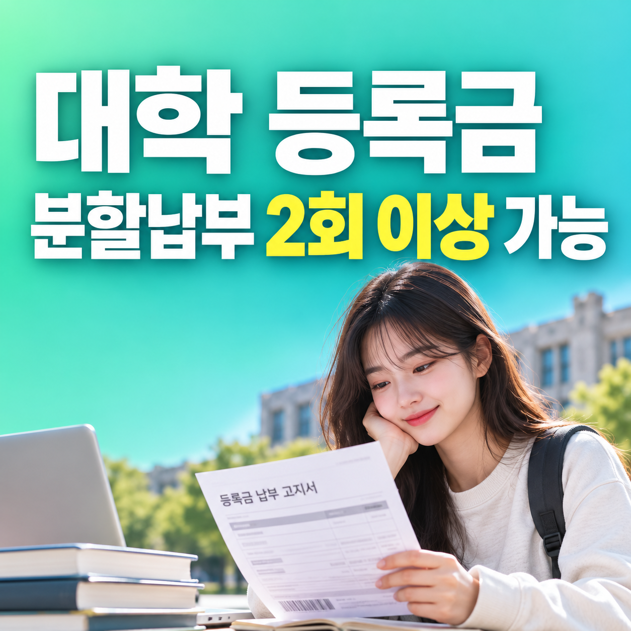 대학 등록금 분할납부 2회 이상 신청방법