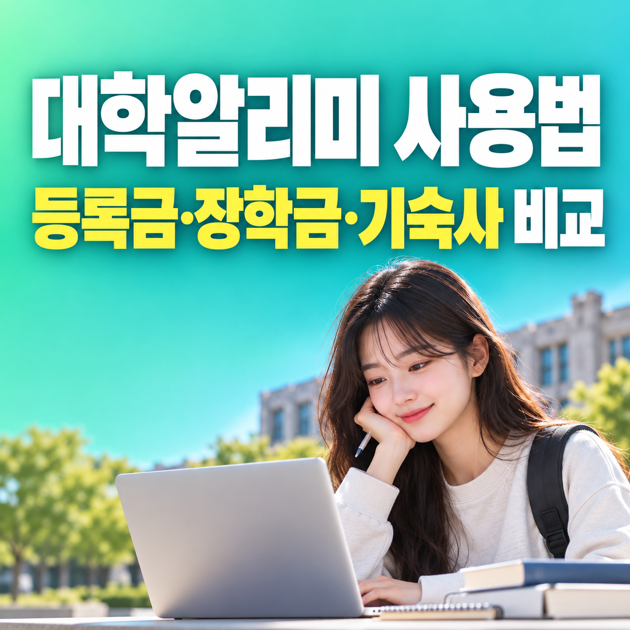 대학알리미 사용법 등록금 장학금 기숙사 비교