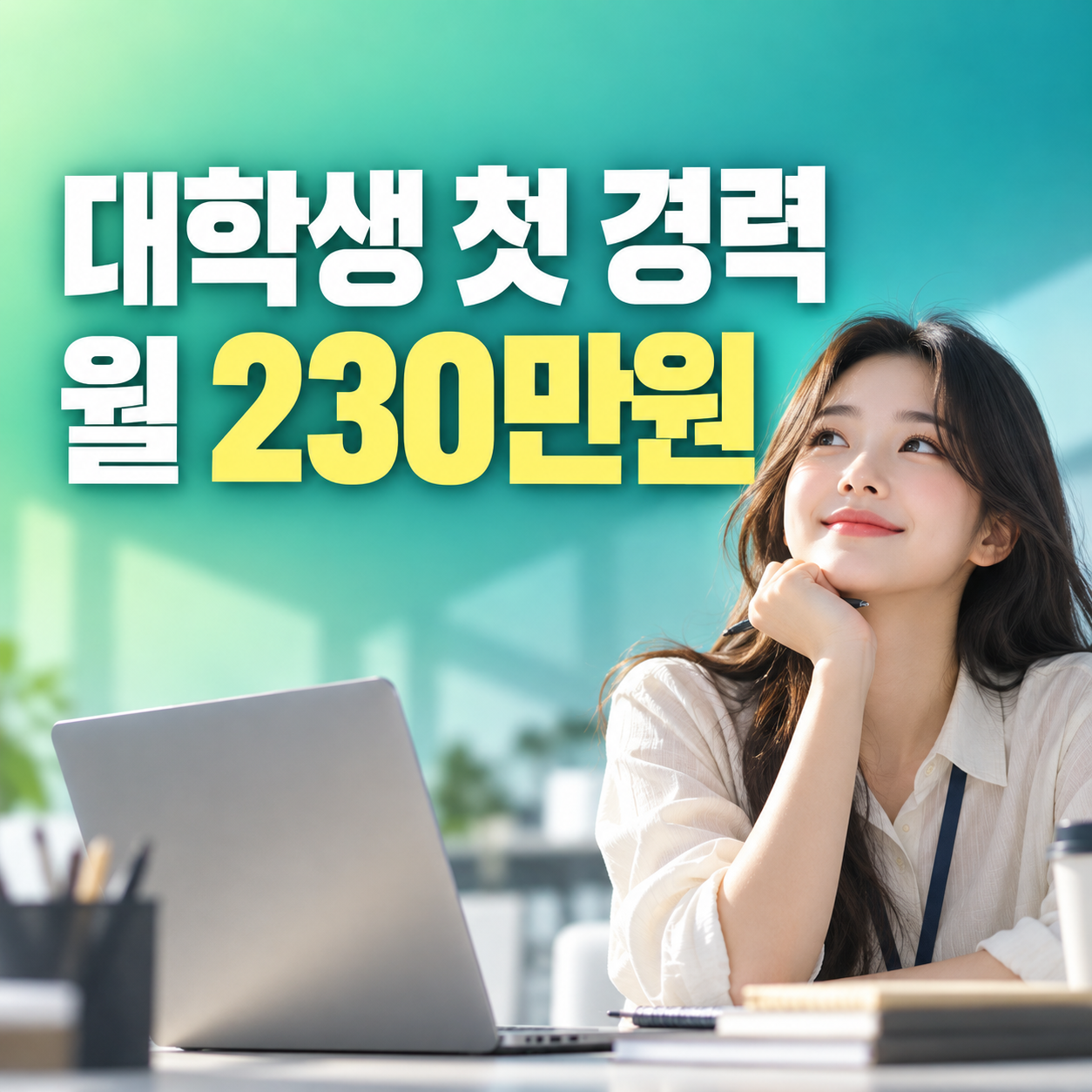 2027 대학생 첫 경력 프로젝트 월 230만원 5개월 현장실습