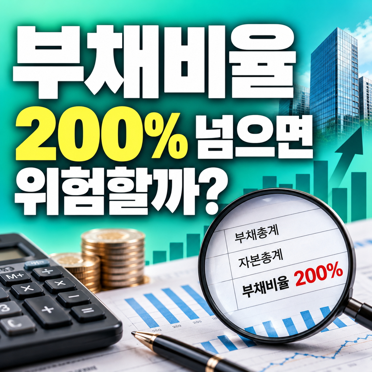 부채비율 계산 공식과 100% 200% 300% 뜻 DART 재무제표 확인방법