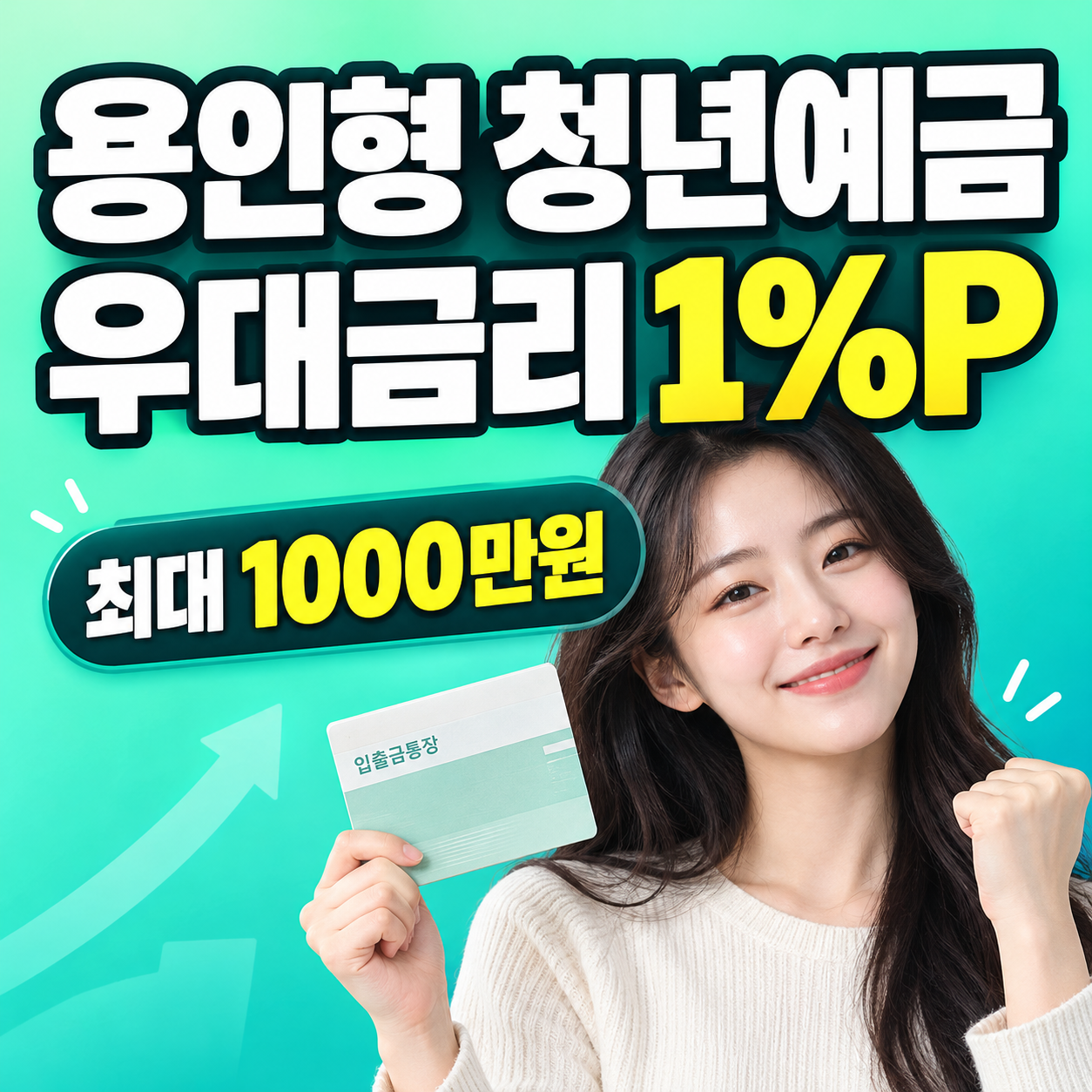 용인형 청년예금 우대금리 1퍼센트포인트 청년도약계좌 만기자 농협 신협 가입방법